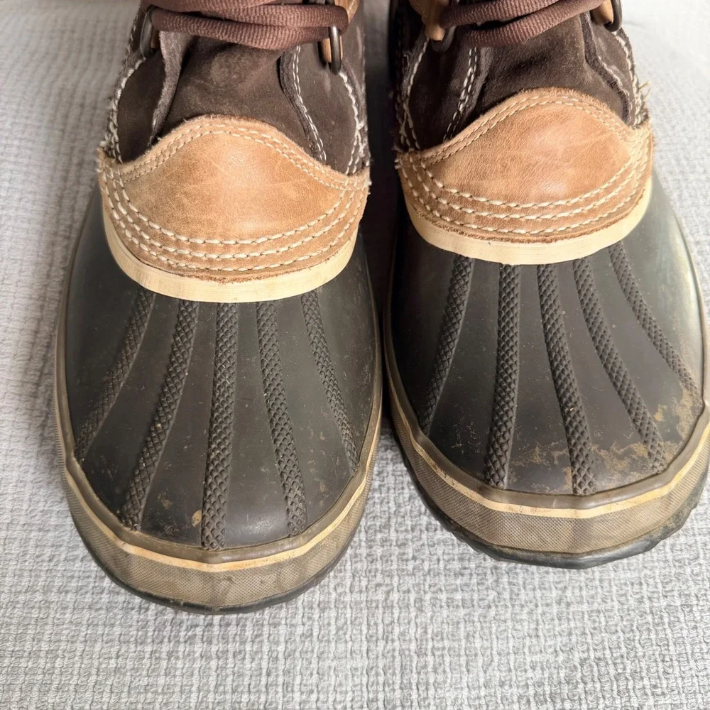Sorel Joan of Arctic Waterproof Winter Boots Brown Suede USA 11 NL1540-248